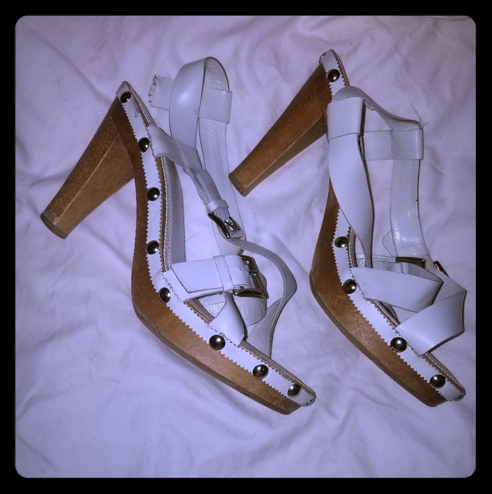 Franco Sarto wood-block heels